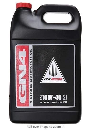 HONDA GN4 10W40 MOTORCYCLE/ATV OIL 4 LITRE (1 GALLON)