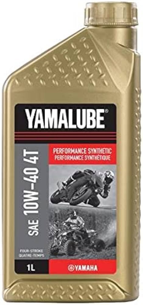 YAMALUBE 10W40 SYNTHETIC MOTORCYCLE/ATV OIL 1 LITRE