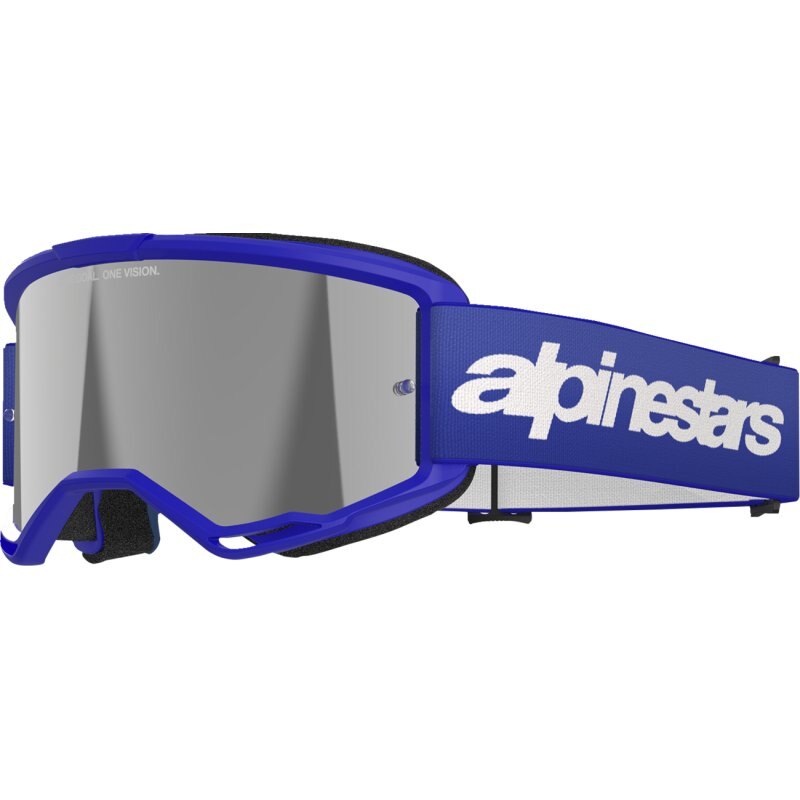ALPINESTARS VISION 3 WORDMARK BL/MIR SIL