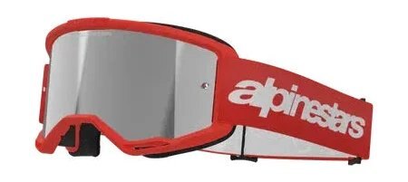 ALPINESTARS VISION 3 WORDMARK RED/MIR SIL