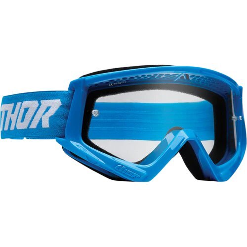 THOR GOGGLE CMBT RACR YTH BL/WH