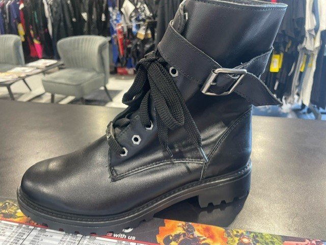 LADIES HIGHWAY LACE UP BOOTS SZ.10