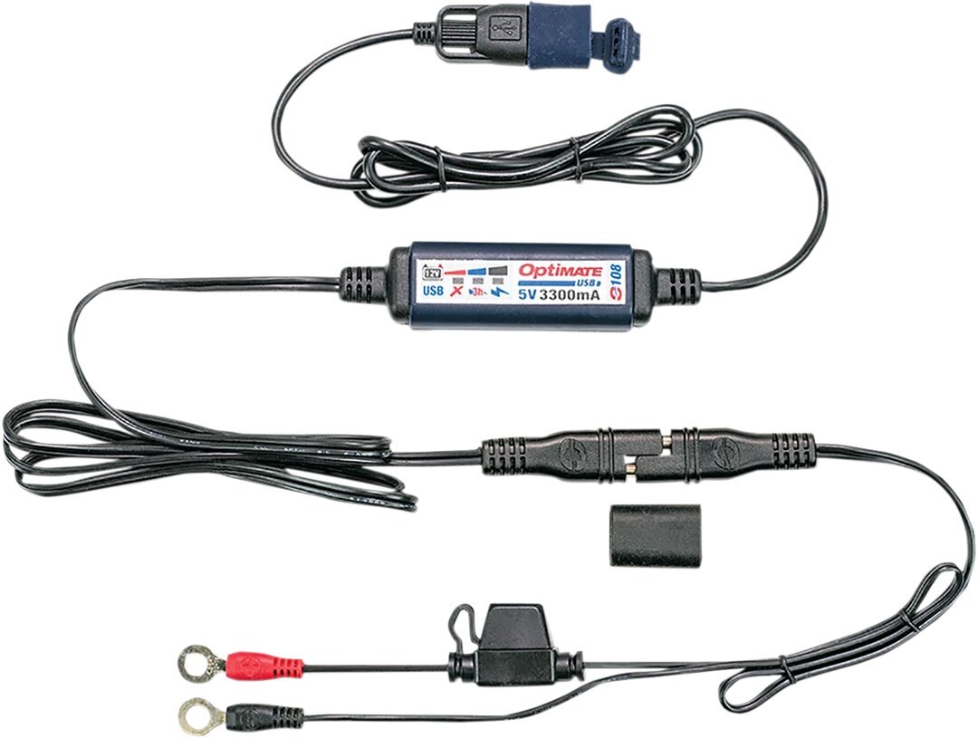 TecMate OptiMate USB A Charger with Battery Monitor