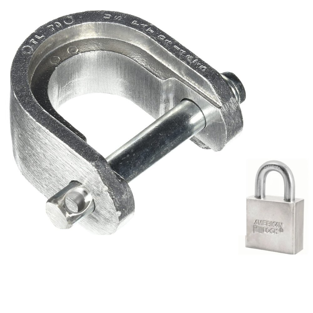King Pin/Fifth Wheel Lock with Padlock