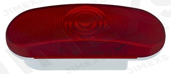 Oval Red Stop/Tail Light