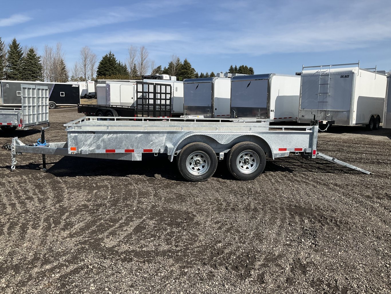 2026 Canada Trailers 82x16 3.5 Ton Galvanized Landscape Trailer