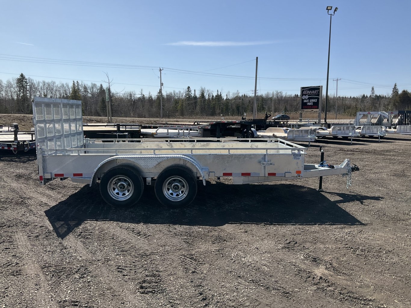 2026 Canada Trailers 82x16 3.5 Ton Galvanized Landscape Trailer