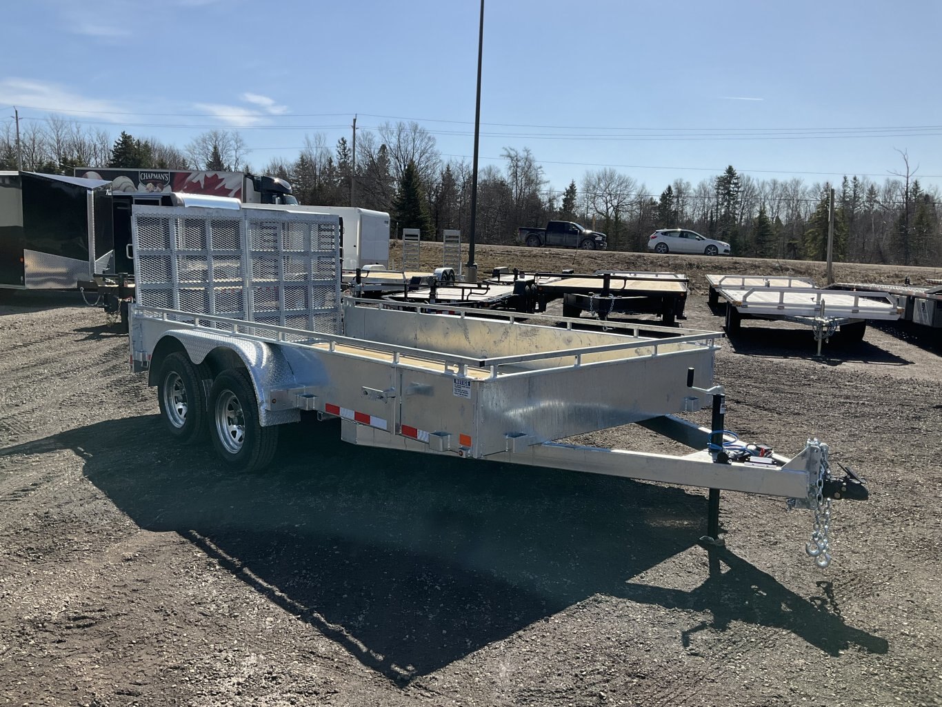 2026 Canada Trailers 82x16 3.5 Ton Galvanized Landscape Trailer