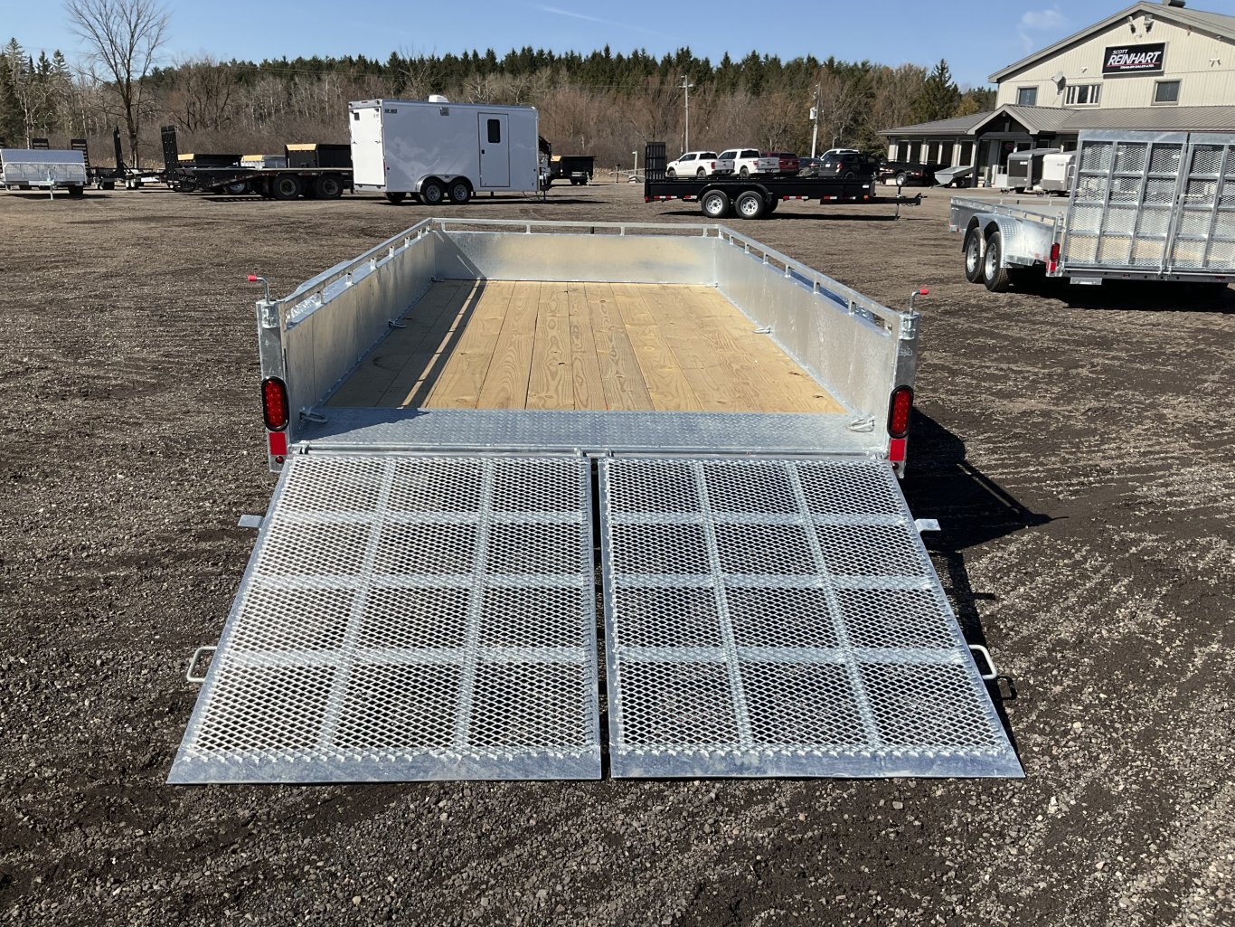 2026 Canada Trailers 82x16 3.5 Ton Galvanized Landscape Trailer