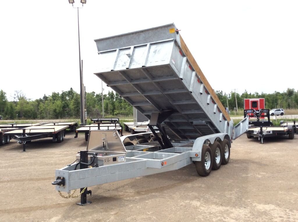 2026 Canada Trailers 83x16 10.5 Ton Galvanized Dump Trailer