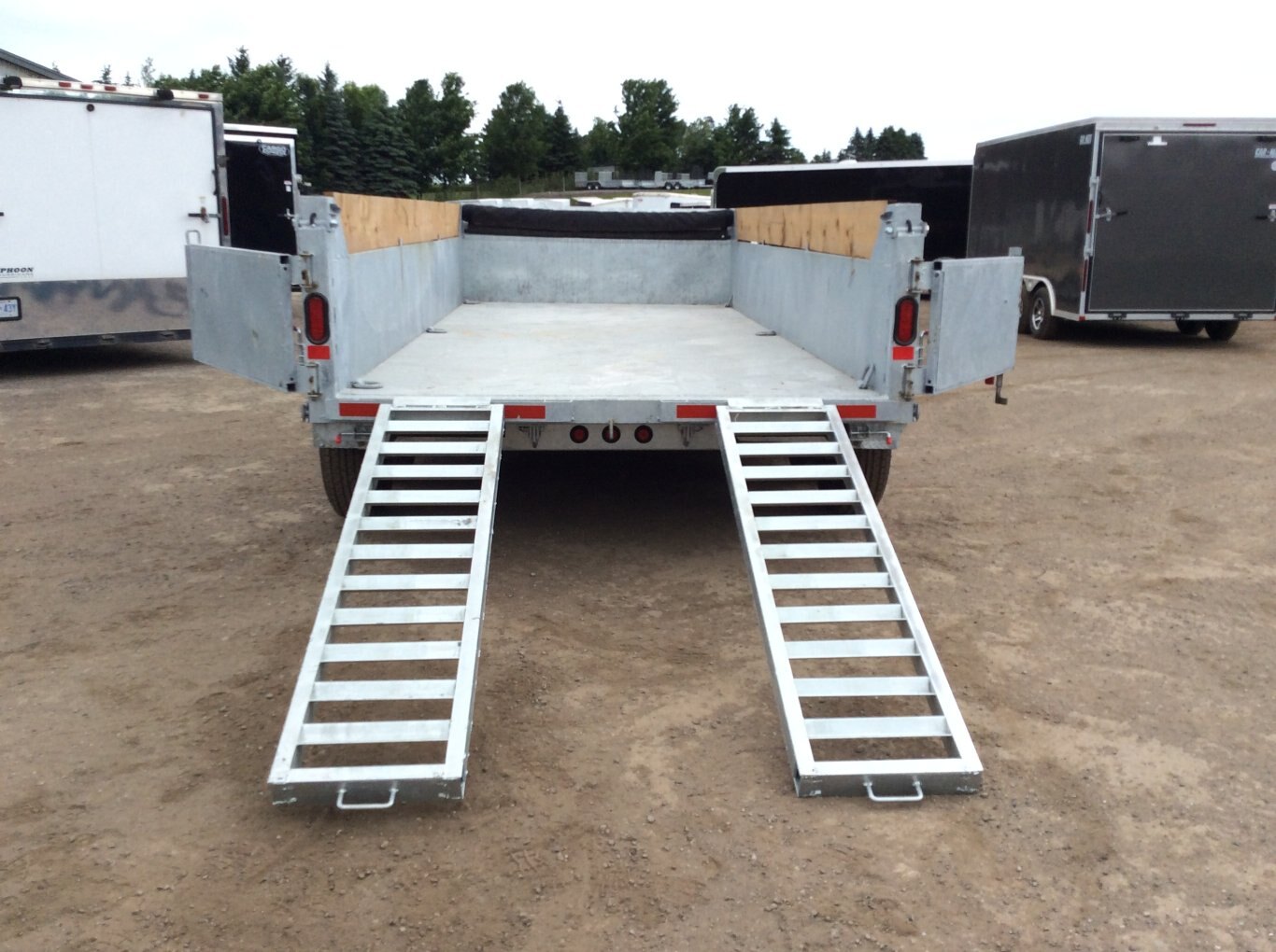2026 Canada Trailers 83x16 10.5 Ton Galvanized Dump Trailer