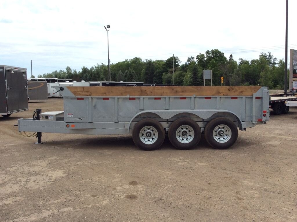 2026 Canada Trailers 83x16 10.5 Ton Galvanized Dump Trailer