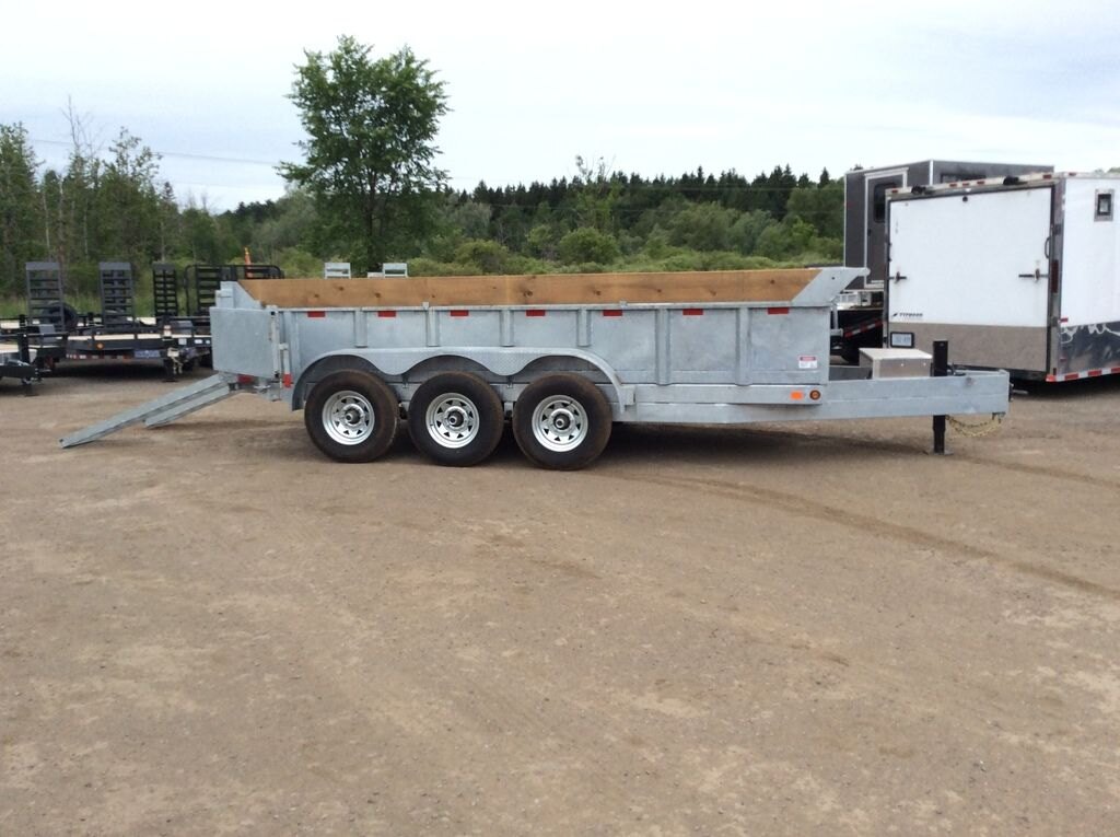 2026 Canada Trailers 83x16 10.5 Ton Galvanized Dump Trailer