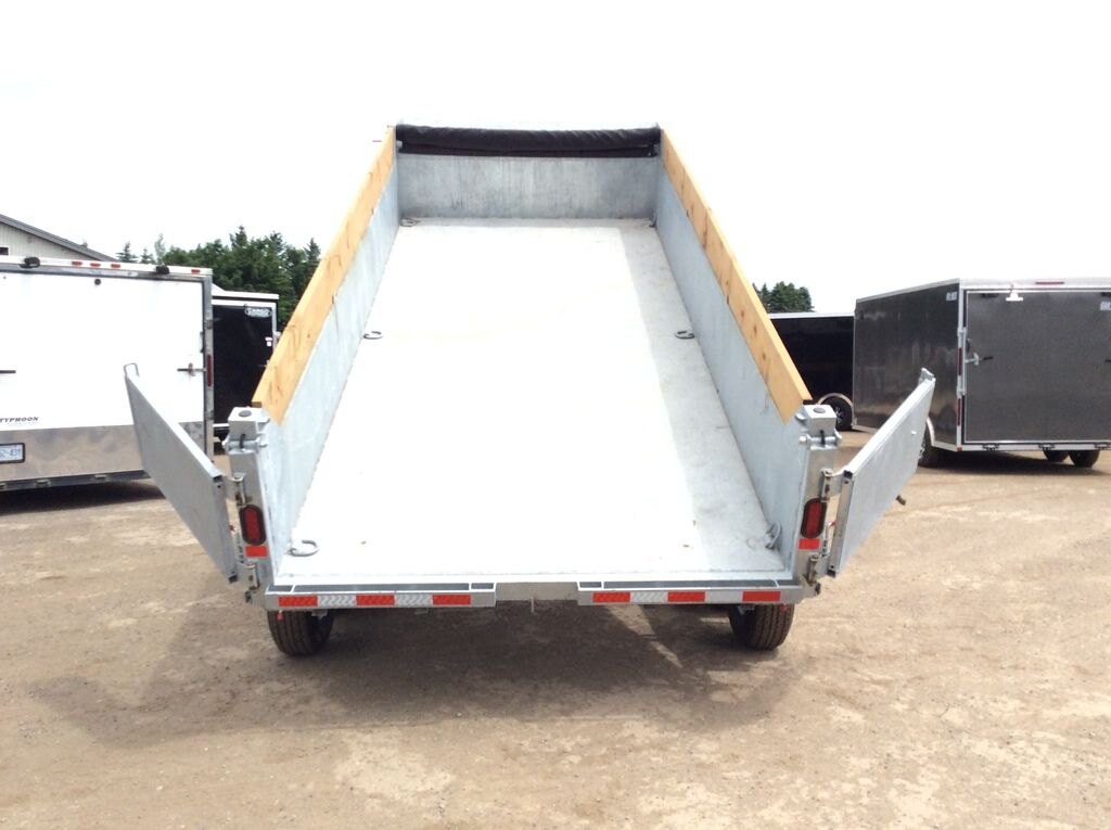 2026 Canada Trailers 83x16 10.5 Ton Galvanized Dump Trailer