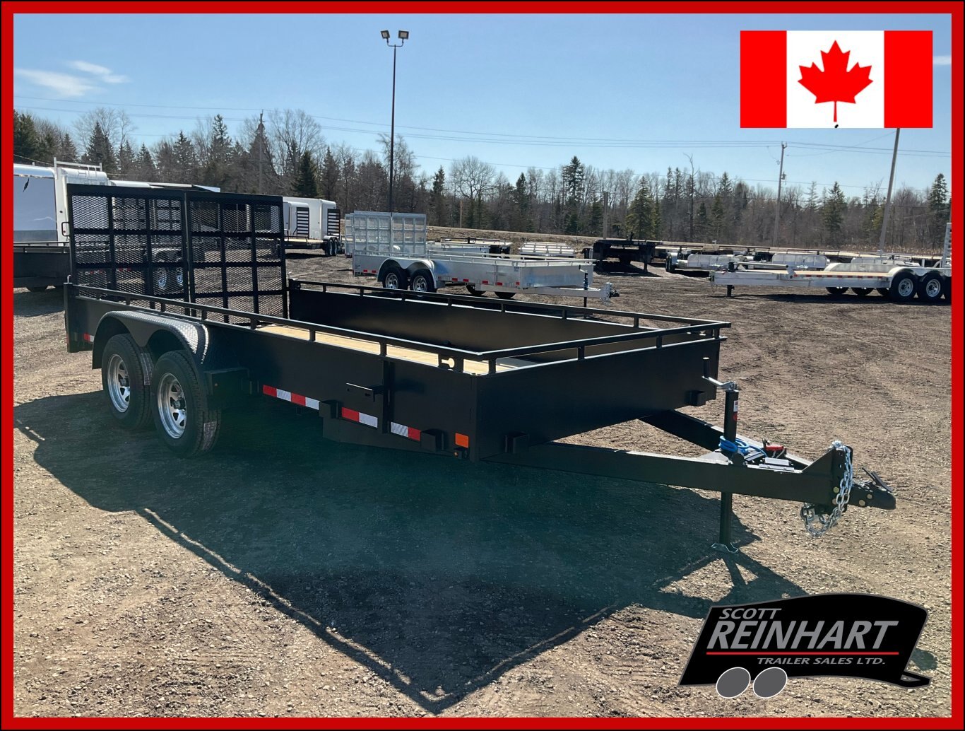 2026 Canada Trailers 82x16 3.5 Ton Landscape Trailer