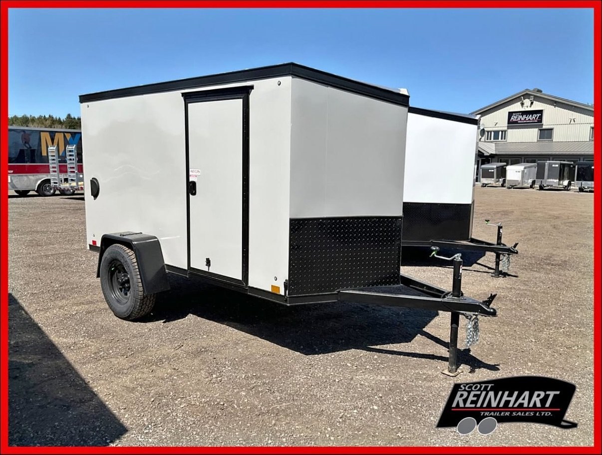 2025 Cross Trailers 5x10 Plus Slant Wedge Nose Alpha SA Enclosed Cargo Trailer
