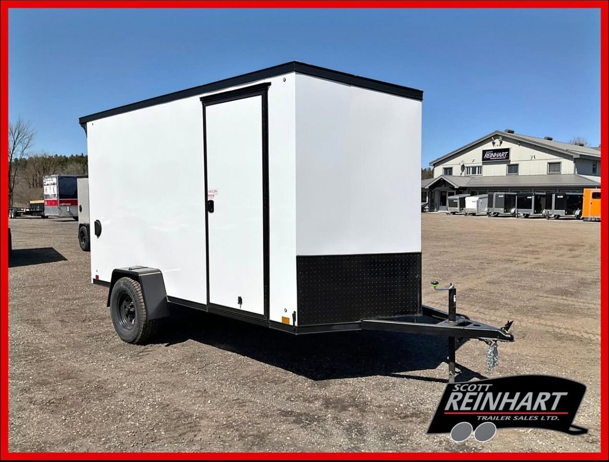 2025 Cross Trailers 6x12 Plus Slant Wedge Nose Alpha SA Cargo Trailer OFF ROAD PKG!