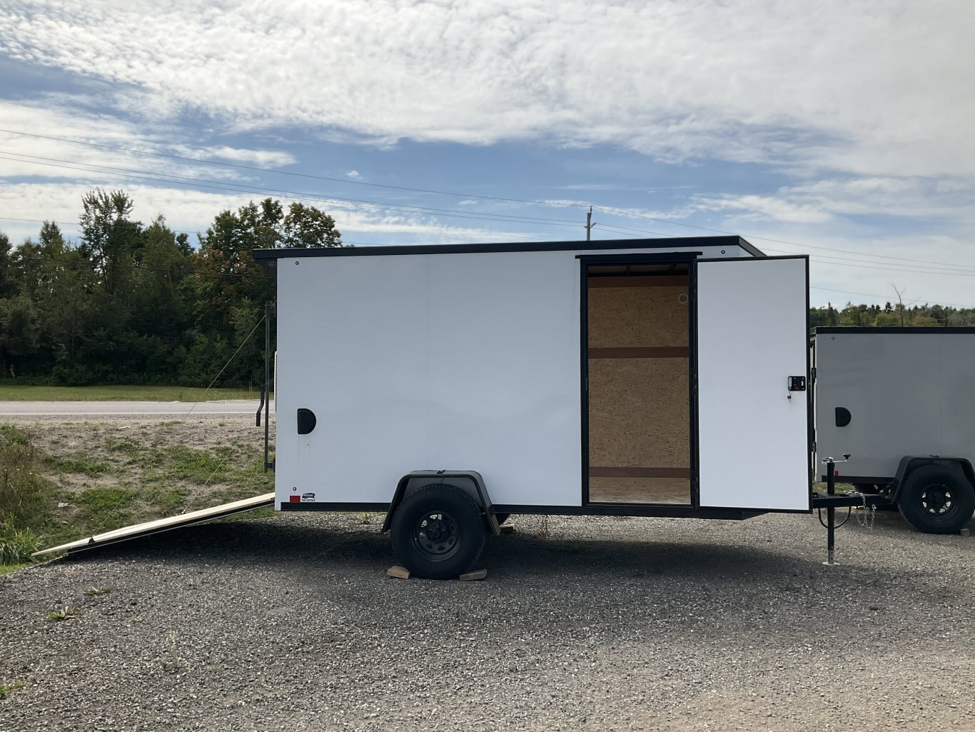 2025 Cross Trailers 6x12 Plus Slant Wedge Nose Alpha SA Cargo Trailer OFF ROAD PKG!