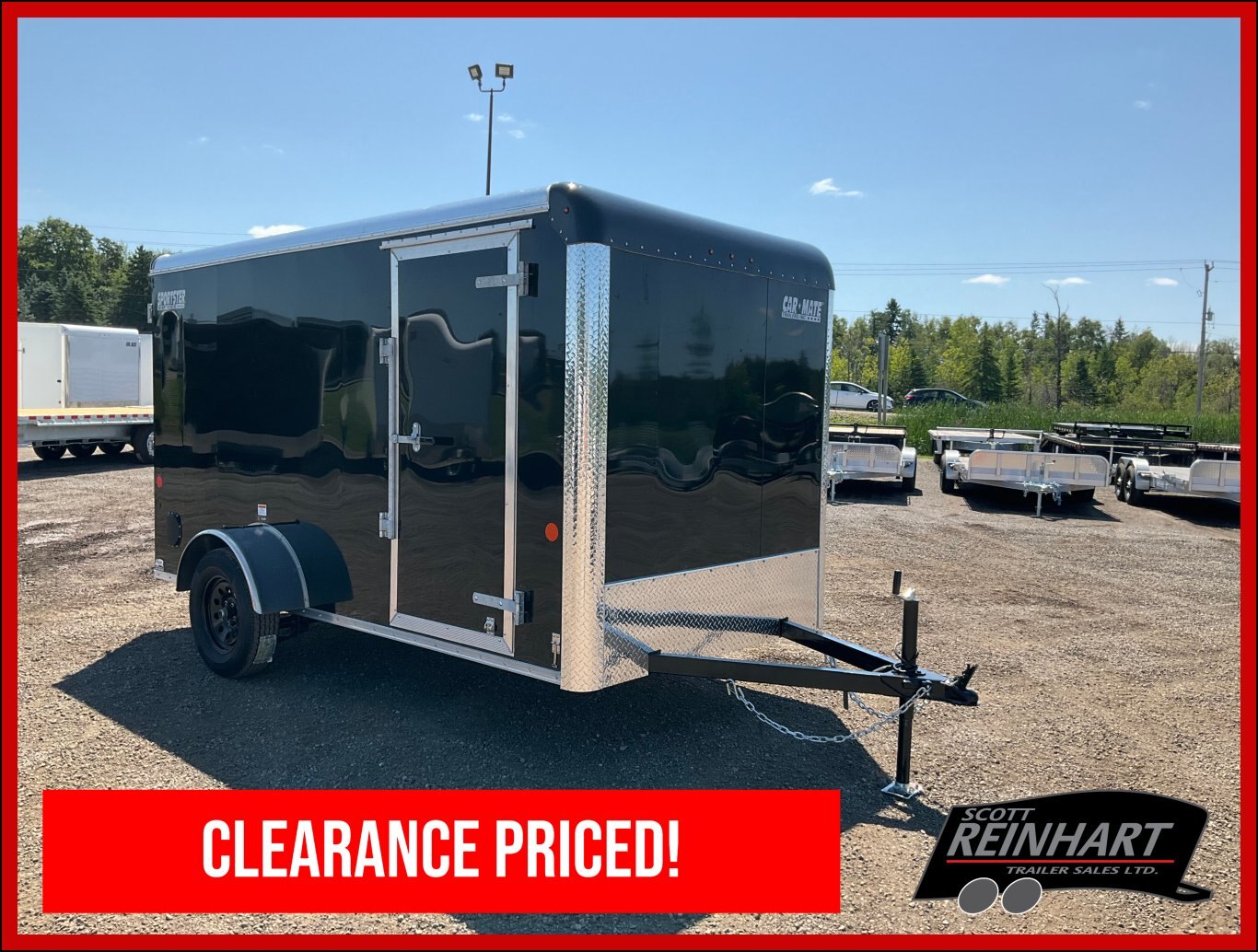 2024 Car Mate Trailers 6x12 Sportster Cargo Trailer