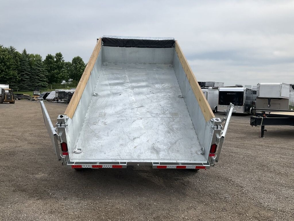 2025 Canada Trailers 83x14 7 Ton Galvanized Dump Trailer
