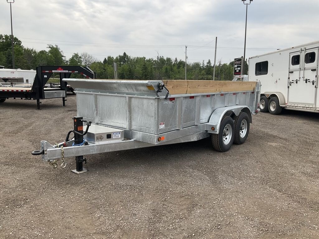 2025 Canada Trailers 83x14 7 Ton Galvanized Dump Trailer