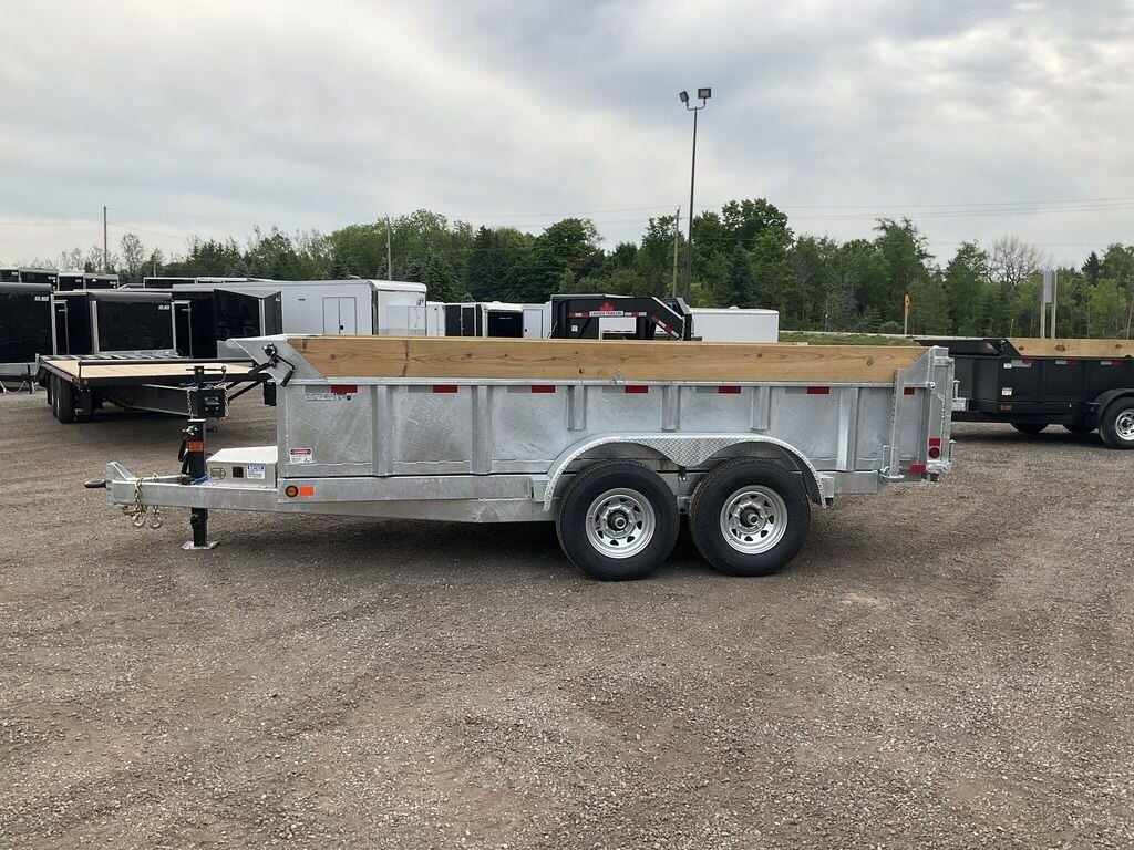 2025 Canada Trailers 83x14 7 Ton Galvanized Dump Trailer