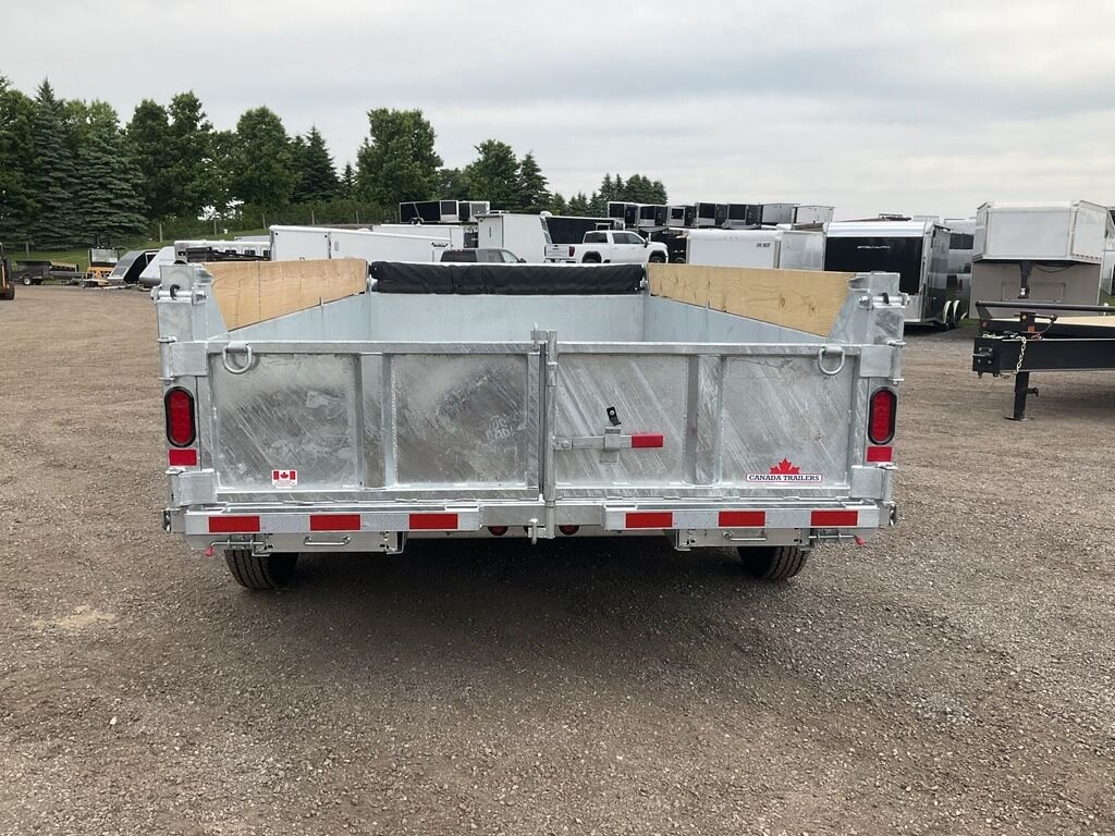 2025 Canada Trailers 83x14 7 Ton Galvanized Dump Trailer