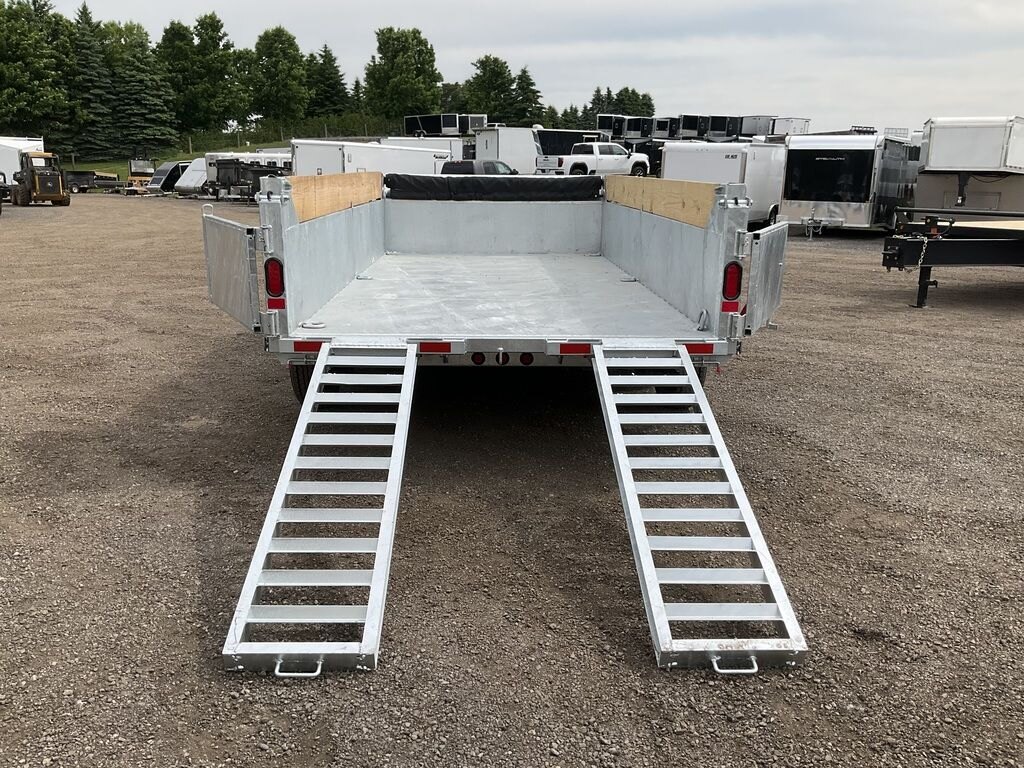 2025 Canada Trailers 83x14 7 Ton Galvanized Dump Trailer