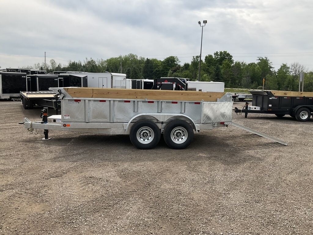 2025 Canada Trailers 83x14 7 Ton Galvanized Dump Trailer