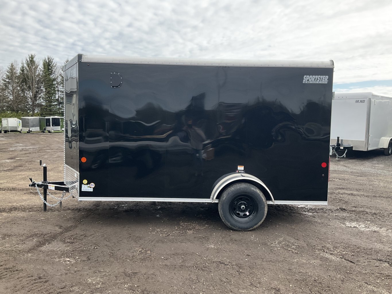 2026 Car Mate Trailers 6x12 Plus V Nose Liberty Sport Cargo Trailer