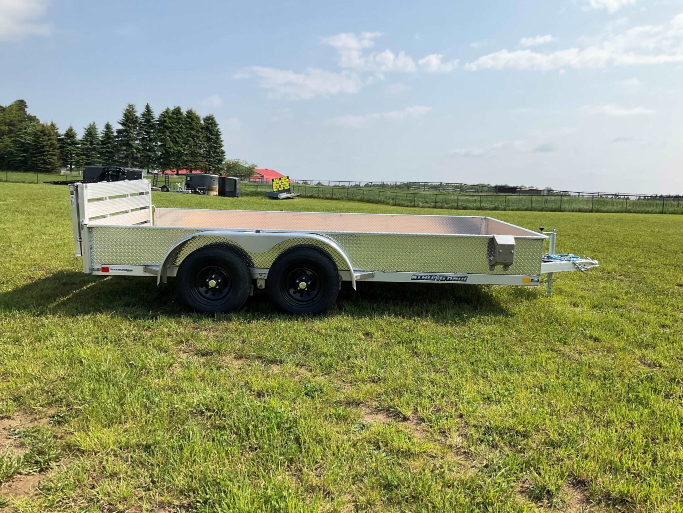 2025 Strong Haul 82x14 All Aluminum 3.5 Ton Landscape Trailer