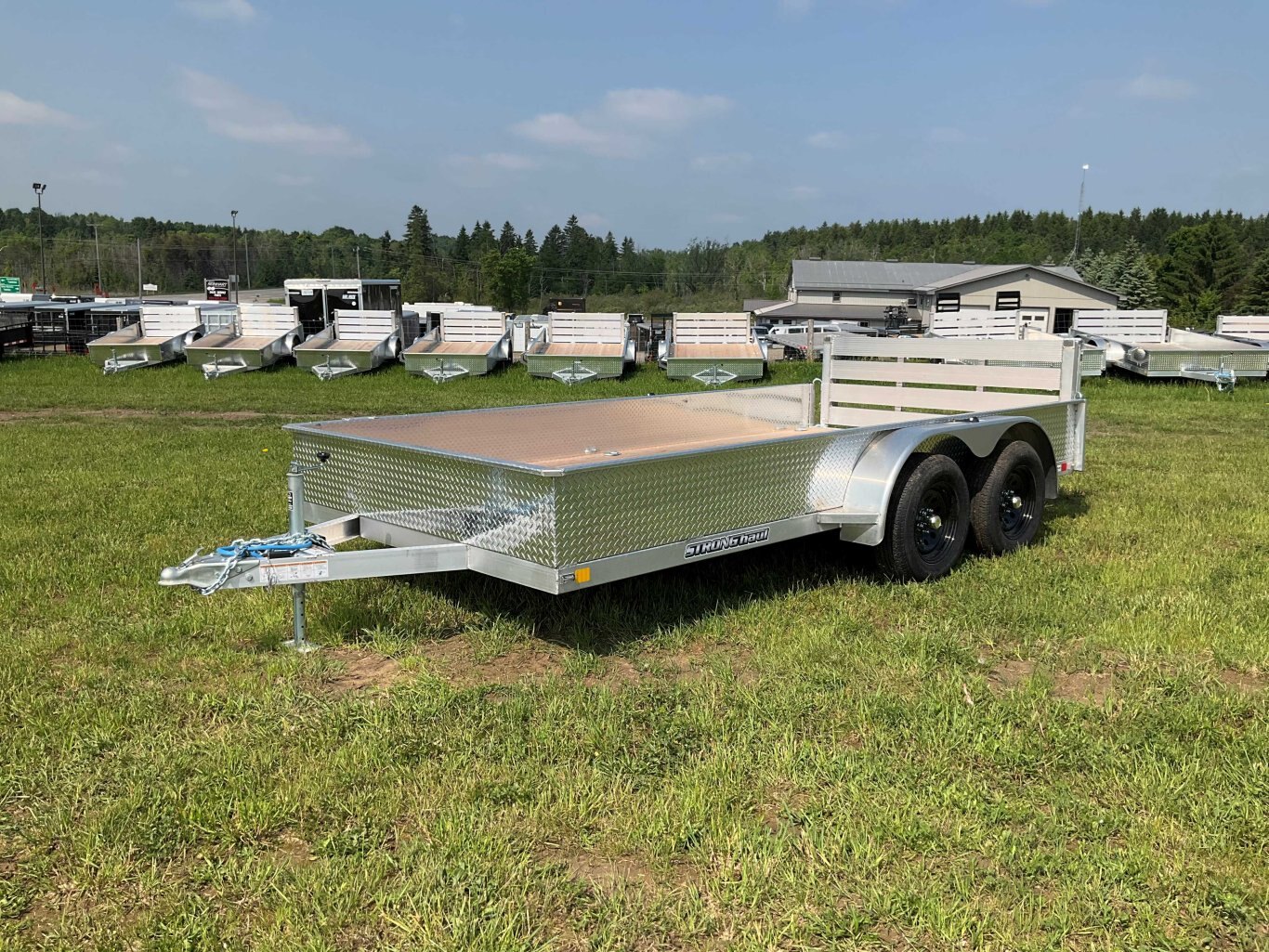 2025 Strong Haul 82x14 All Aluminum 3.5 Ton Landscape Trailer