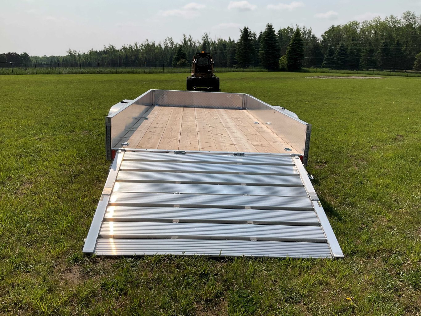 2025 Strong Haul 82x14 All Aluminum 3.5 Ton Landscape Trailer