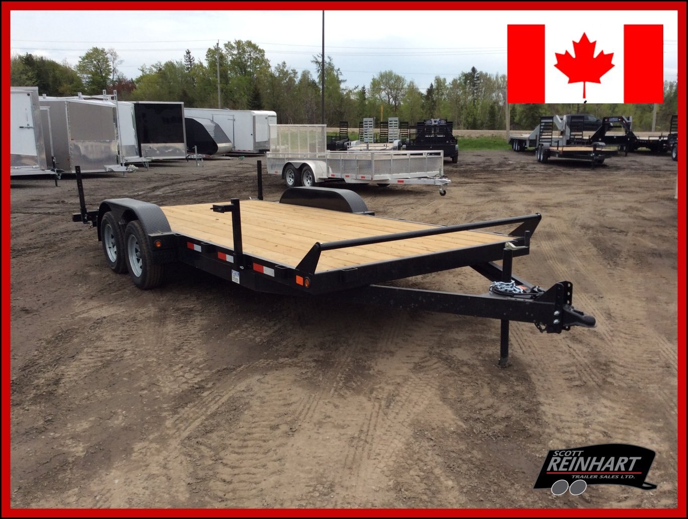 2026 Canada Trailers 83x18 3.5 Ton Car/Equipment Trailer