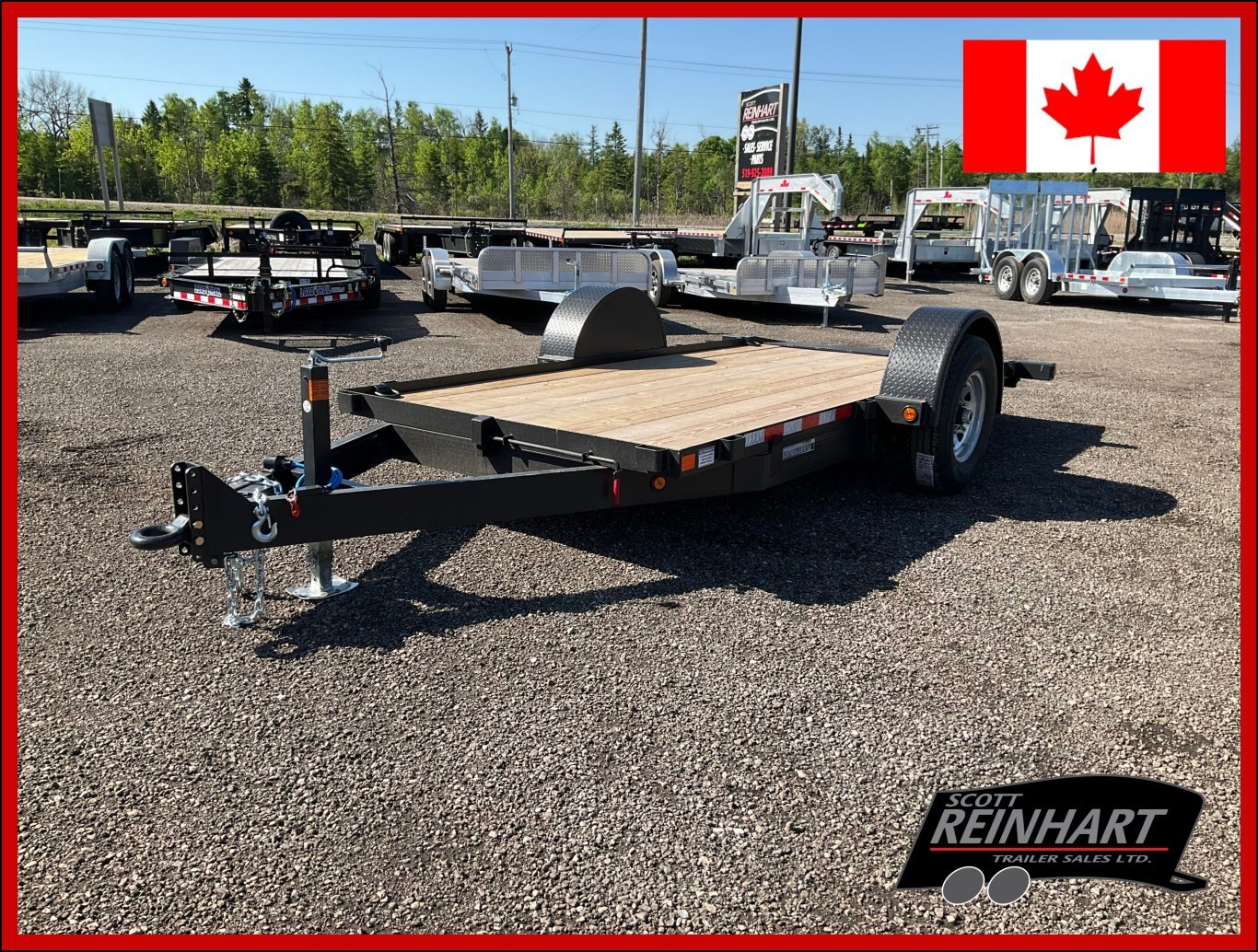 2025 Canada Trailers 6x14 Manual Tilt Trailer