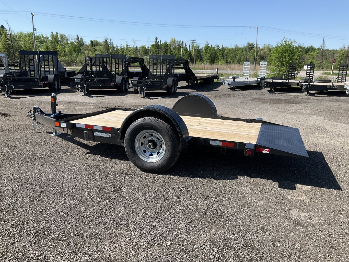 2026 Canada Trailers 6x12 Manual Tilt Trailer