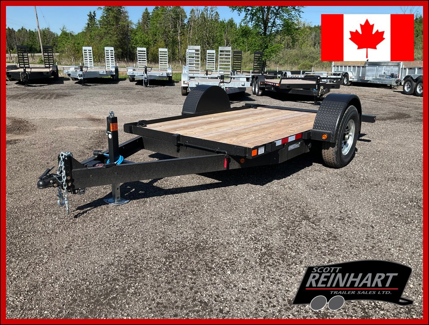 2026 Canada Trailers 6x12 Manual Tilt Trailer