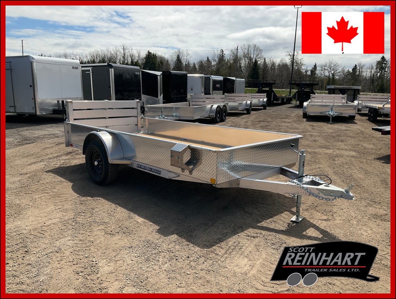2026 Strong Haul 66x12 All Aluminum Utility Trailer