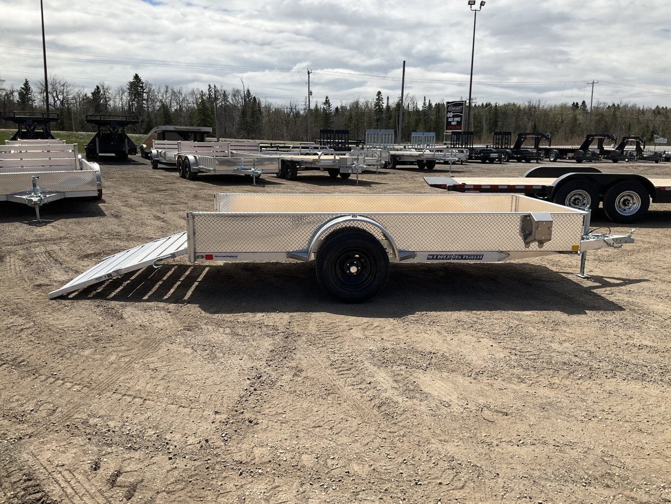 2026 Strong Haul 66x12 All Aluminum Utility Trailer