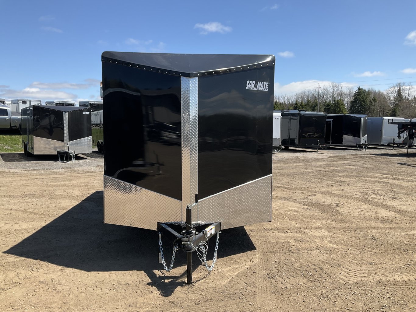 2026 Car Mate Trailers 7x14 Plus V Nose Avalanche HD Cargo Trailer