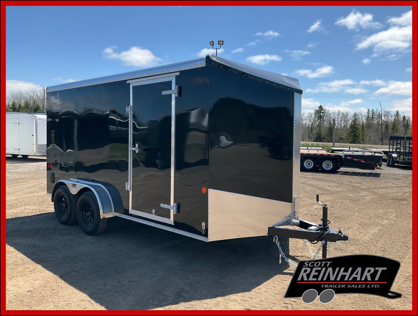 2026 Car Mate Trailers 7x14 Plus V Nose Avalanche HD Cargo Trailer