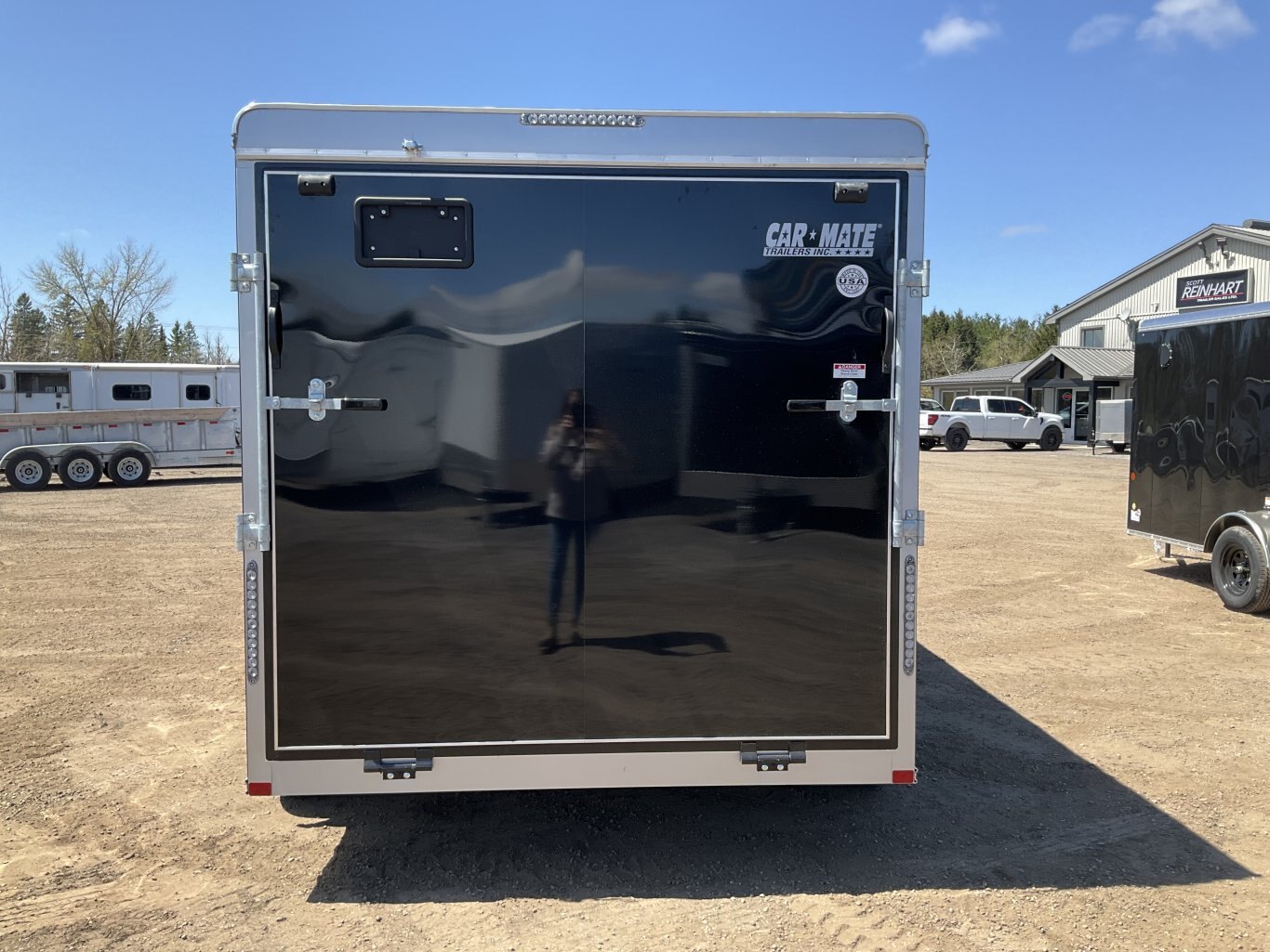 2026 Car Mate Trailers 7x14 Plus V Nose Avalanche HD Cargo Trailer