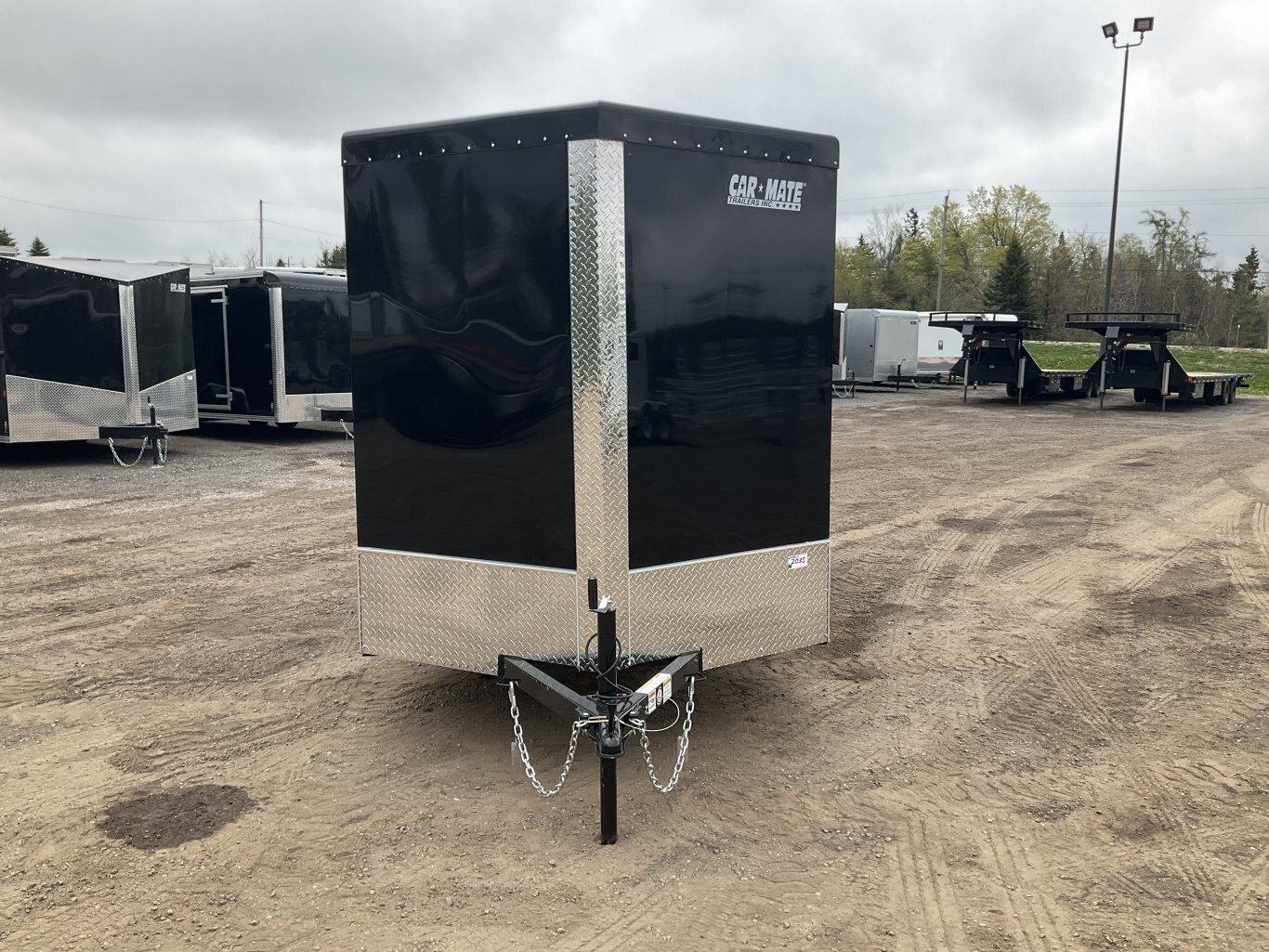 2026 Car Mate Trailers 6x12 Plus V Nose Liberty Sport Cargo Trailer