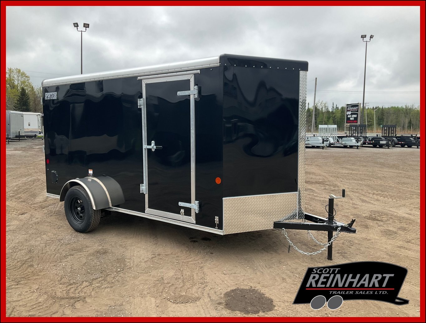 2026 Car Mate Trailers 6x12 Plus V Nose Liberty Sport Cargo Trailer