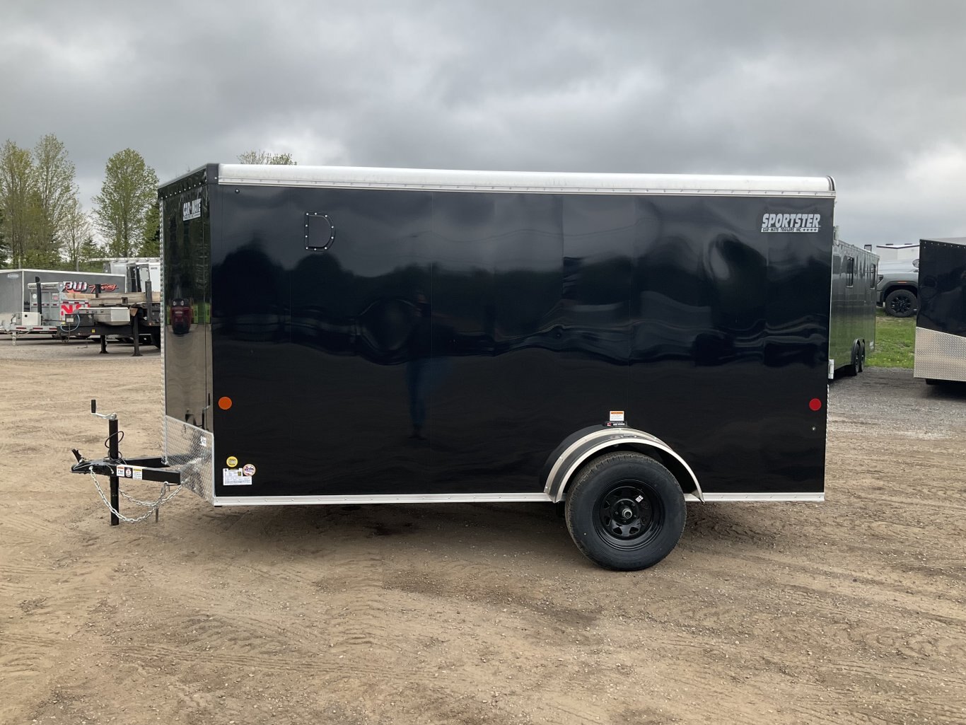 2026 Car Mate Trailers 6x12 Plus V Nose Liberty Sport Cargo Trailer