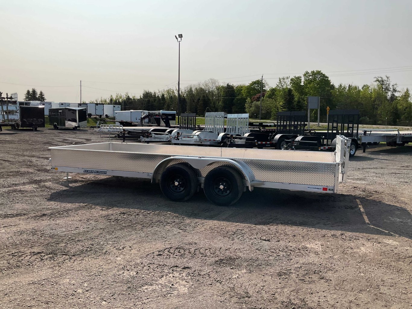 2026 Strong Haul 82x18 3.5 Ton All Aluminum Landscape Trailer