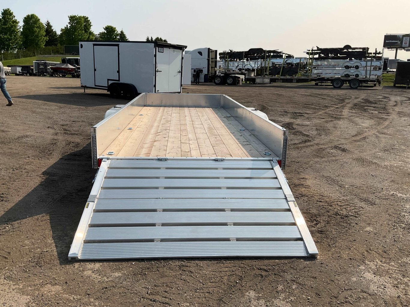 2026 Strong Haul 82x18 3.5 Ton All Aluminum Landscape Trailer