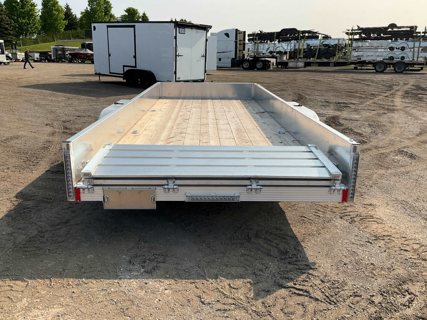 2026 Strong Haul 82x18 3.5 Ton All Aluminum Landscape Trailer