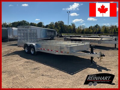 2026 Canada Trailers 5 Ton Galvanized Landscape Trailer