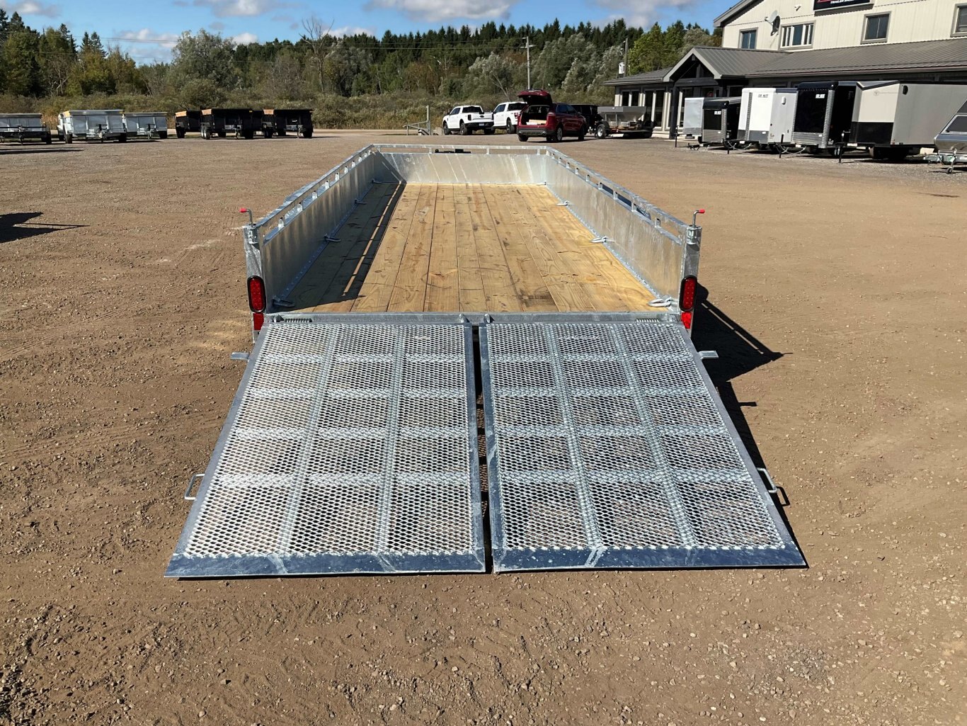 2026 Canada Trailers 5 Ton Galvanized Landscape Trailer